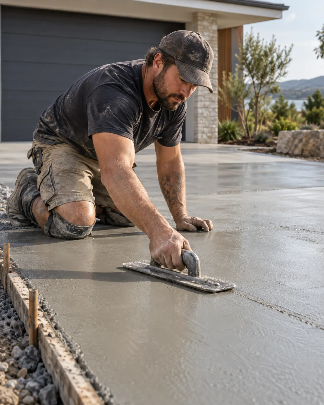 Illustrative photograph showing work in concreters
